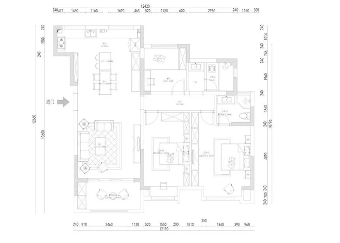 珠海110平米老房子改造，這個美式風(fēng)格你想要的家嗎？