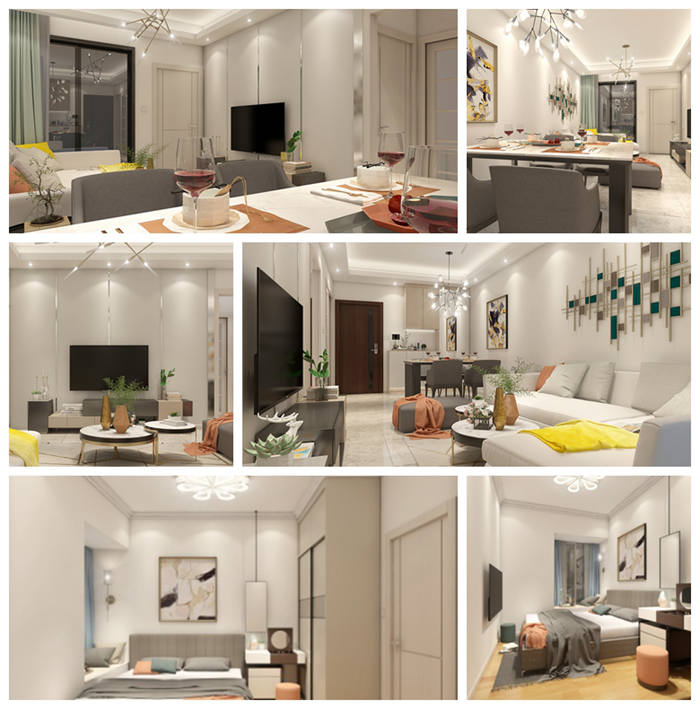 珠海小兩房裝修設(shè)計(jì)，現(xiàn)代簡(jiǎn)約風(fēng)格的婚房如期而至！