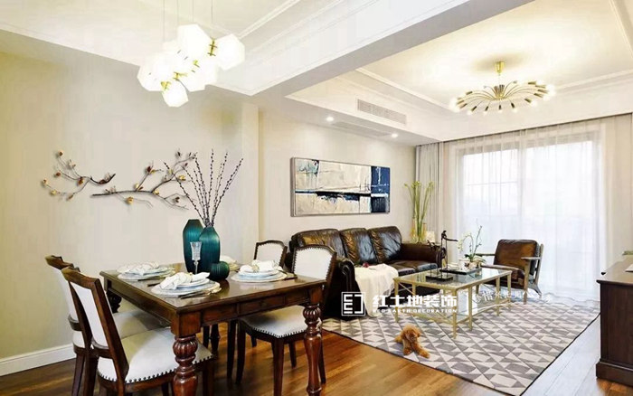 珠海110平米美式風(fēng)格創(chuàng)造的幸福密碼，邀您品鑒實(shí)景裝修案例！