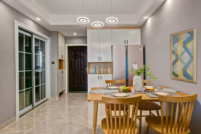 舒適自然光的90平米北歐風(fēng)，經(jīng)典裝修案例顏值擔(dān)當(dāng)收納滿分！