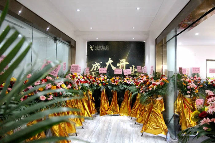 珠海紅土地工裝案例，熱烈祝賀胡椒控股辦公室裝修圓滿落幕，開業(yè)大吉！