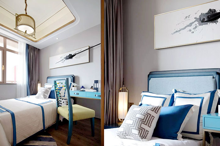 140平米新中式大宅裝修設(shè)計，雅致東方的詩意禪韻！