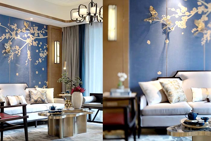 140平米新中式大宅裝修設(shè)計，雅致東方的詩意禪韻！