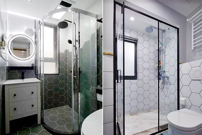 和很丑的裝修說(shuō)再見(jiàn)，衛(wèi)生間墻磚地磚這樣搭配，更美！