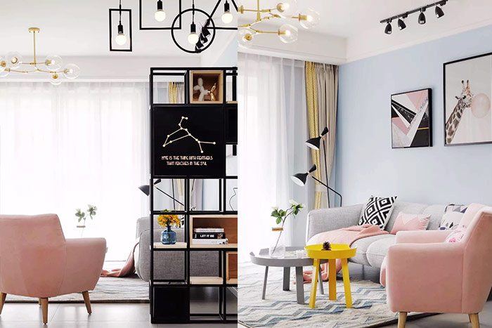 北歐浪漫馬卡龍色系裝修設(shè)計(jì)，粉色少女的夢(mèng)想家！
