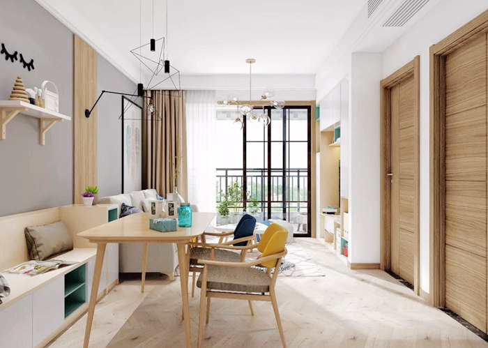 很多年輕人想要北歐風(fēng)格的家，超高顏值收納實用滿分！