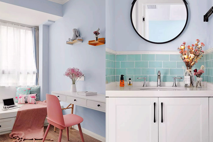 北歐浪漫馬卡龍色系裝修設(shè)計(jì)，粉色少女的夢(mèng)想家！