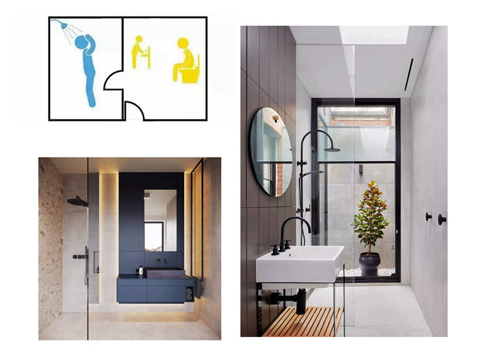 小戶型衛(wèi)生間沒(méi)做干濕分離，用著想哭？這樣裝修設(shè)計(jì)實(shí)用又好看！