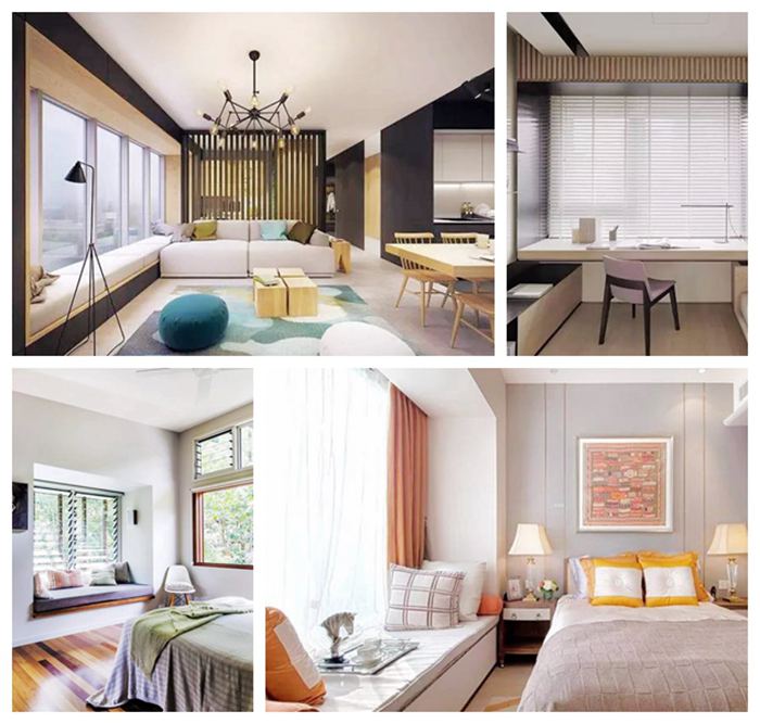 飄窗這樣裝修實用美觀好看，總有一款設(shè)計適合你！