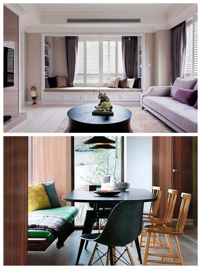 飄窗這樣裝修實用美觀好看，總有一款設(shè)計適合你！