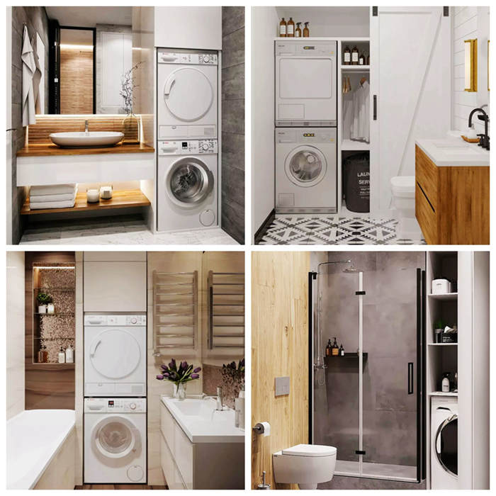 5㎡的衛(wèi)生間怎么放洗衣機(jī)？這30個(gè)設(shè)計(jì)真高級(jí)！