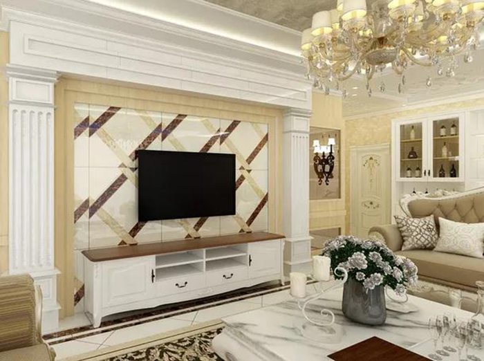 新款電視墻， 簡單不花哨才耐看