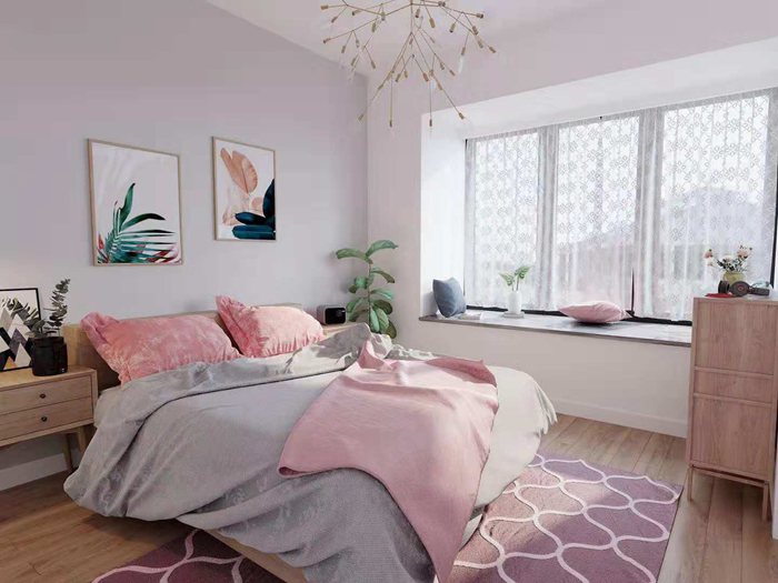粉色治愈系北歐風(fēng)格，滿滿的少女心