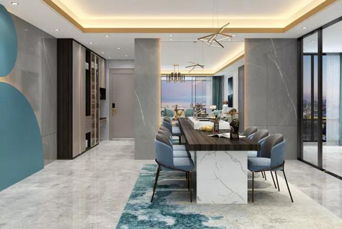 珠海紅土地裝飾裝修輕奢藝術(shù)設(shè)計案例賞析。