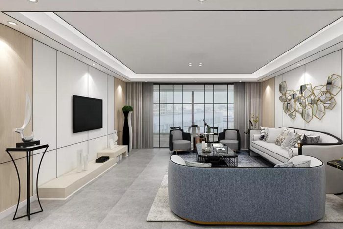 純凈極簡的珠海裝修風格，簡約大方。