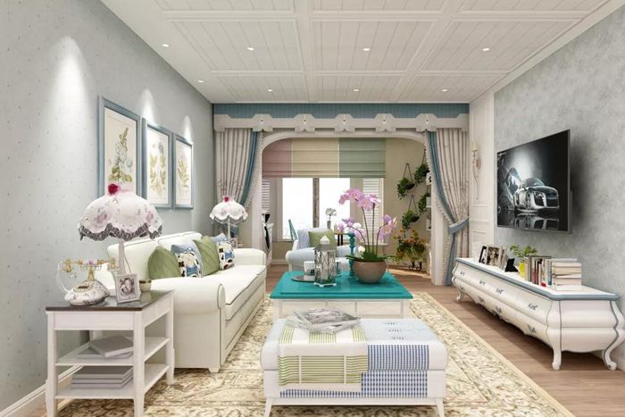現(xiàn)代田園的珠海裝修風(fēng)格，素雅寧靜的空間氣息。