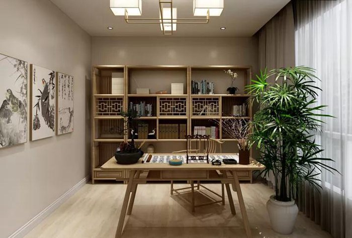 珠海裝修書房，家庭積蓄能量的休閑角落