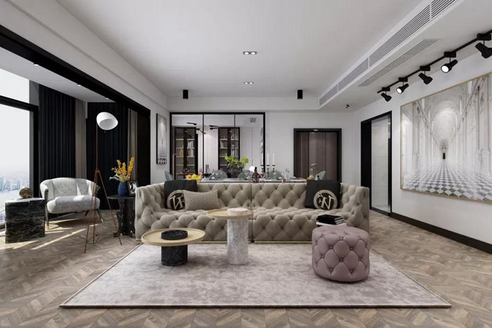 珠海裝修意式極簡(jiǎn)，不失奢華與時(shí)尚。