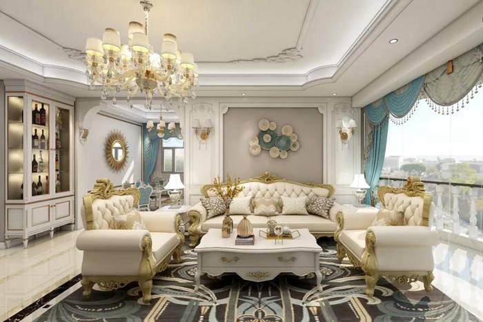 簡(jiǎn)歐的珠海裝修空間，享受舒適的休閑時(shí)光。