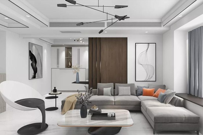 平淡的裝修空間調(diào)性兼具珠海藝術(shù)與隨性。