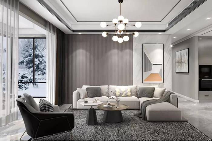 現(xiàn)代簡約為珠海裝修帶來清新的居室環(huán)境。