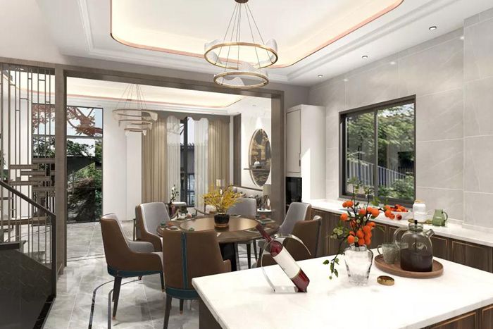 珠海裝修呈現(xiàn)新中式風(fēng)格，充滿了現(xiàn)代化的藝術(shù)氣息