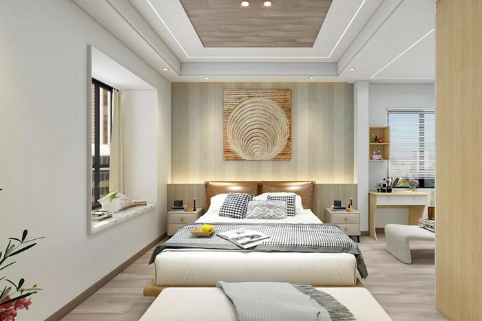 珠海裝修改造北歐風格設計，全屋增加了層次感的造型