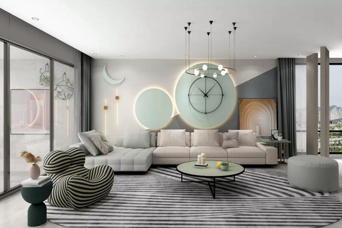 濃郁的浪漫情調(diào)結(jié)合與珠海裝修中，恰到好處