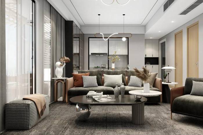 現(xiàn)代簡約的珠海裝修營造獨具設(shè)計感的空間