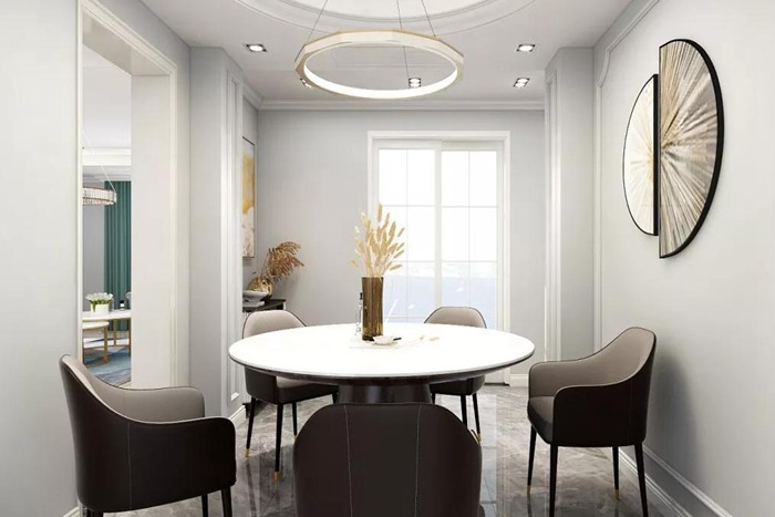 珠海美式輕奢的珠海設(shè)計(jì)營(yíng)造出高級(jí)的氛圍感