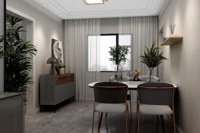 珠海現(xiàn)代舊房翻新裝修改造案例，空間顯得格外理智與冷靜