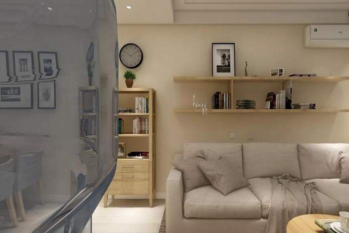 小戶型的舊房翻新改造，空間質(zhì)感瞬間提升