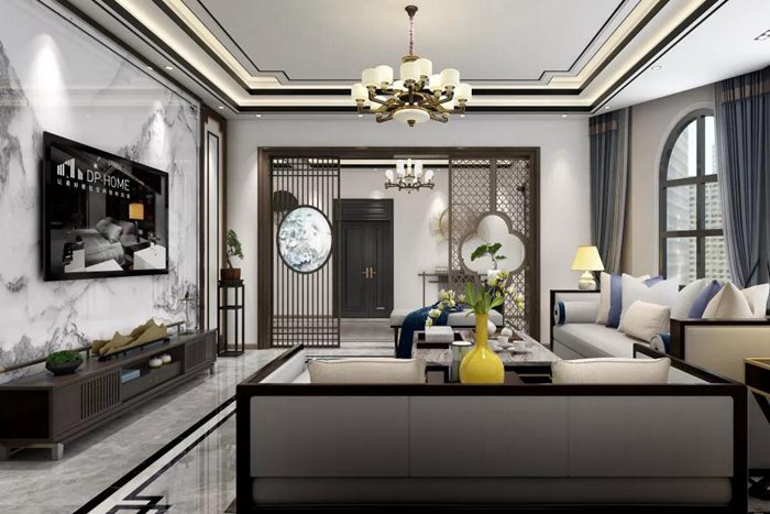 珠海新中式裝修設(shè)計(jì)案例，賦予舒適自然之感