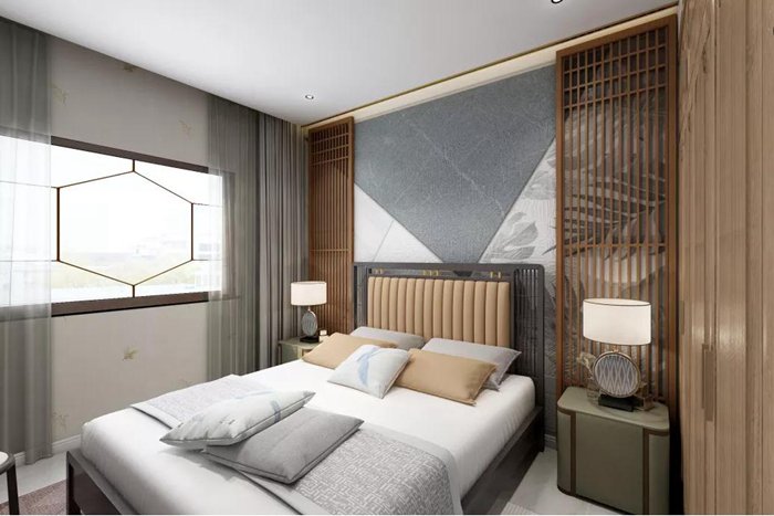 新中式的珠海裝修設(shè)計(jì)，凸顯空間的沉穩(wěn)質(zhì)感