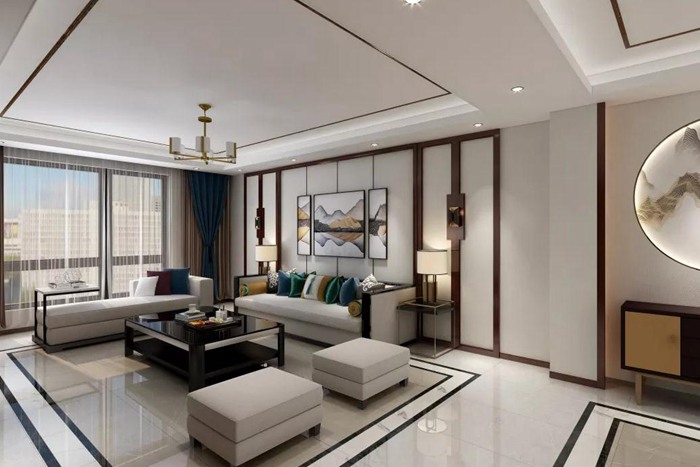 珠海新中式舊房翻新裝修設(shè)計，浮華、優(yōu)雅