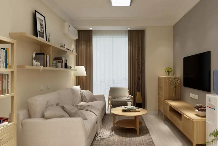 小戶型的舊房翻新改造，空間質(zhì)感瞬間提升