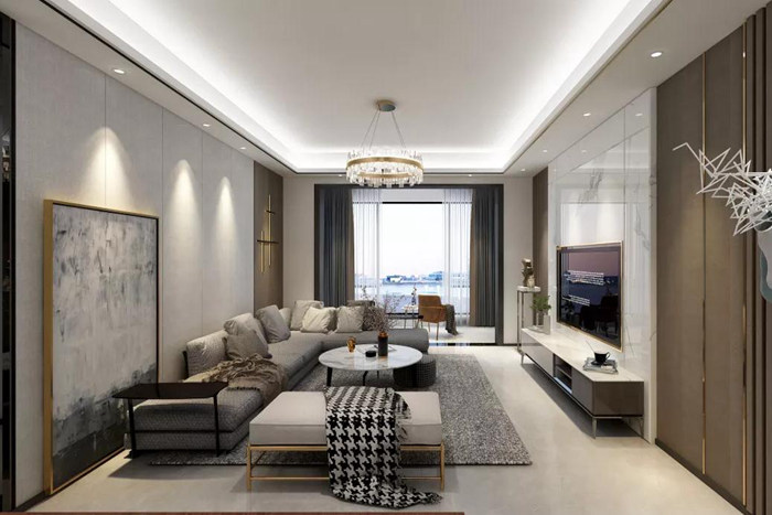 珠海舊房翻新裝修案例營(yíng)造了一種雅致、斯文的設(shè)計(jì)態(tài)度