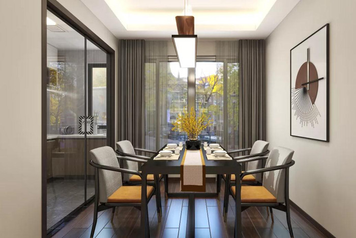 珠海新中式風(fēng)格裝修，繁華里的無華