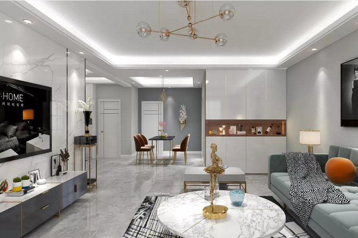 現代簡約的珠海裝修風格設計給人感覺干凈清爽