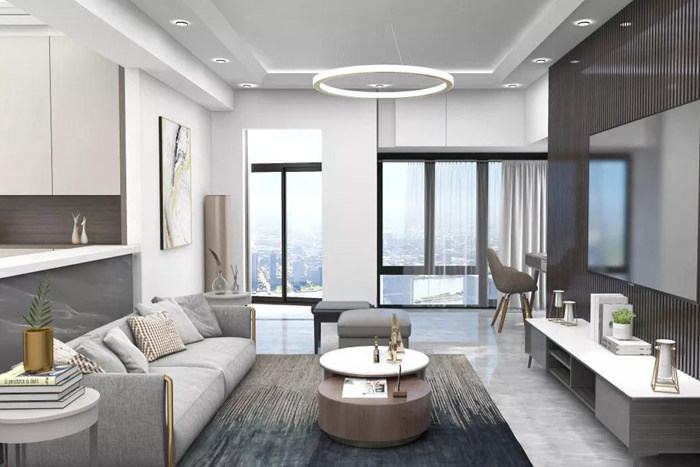 現(xiàn)代簡(jiǎn)約風(fēng)格的珠海裝修設(shè)計(jì)打造舒適自由的格局，溫馨的色調(diào)