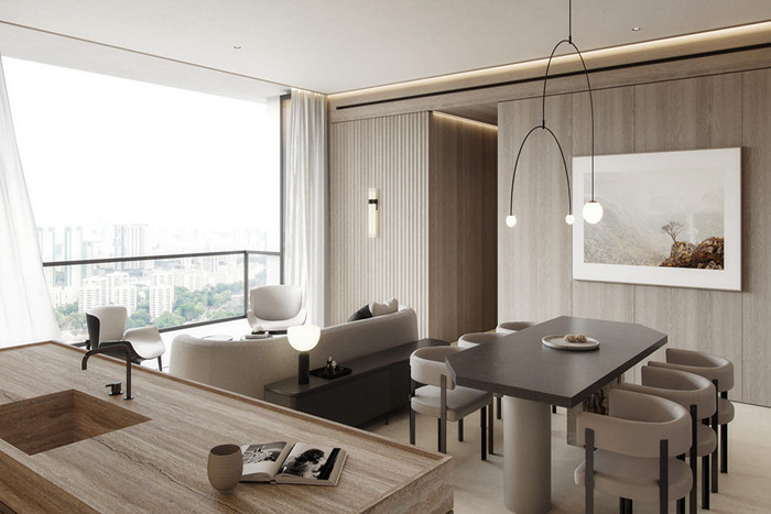 珠?，F(xiàn)代簡(jiǎn)約風(fēng)格裝修提升了空間的尊享感