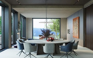 心曠神怡的湖畔住宅